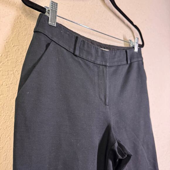 KATE SPADE Pants 4 Cropped Slim Cigarette‎ Front & Rear Pockets Navy Classic - Picture 7 of 15